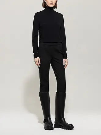LUISA CERANO | Rollkragenpullover | schwarz